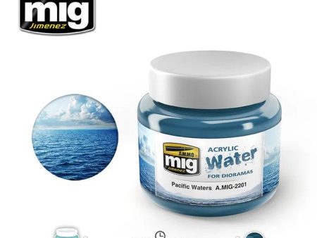 Ammo by MIG Dioramas Pacific Waters 250ml Fashion