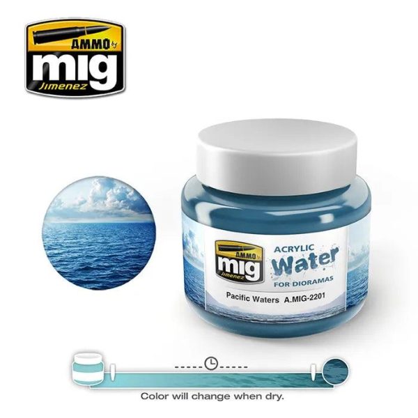 Ammo by MIG Dioramas Pacific Waters 250ml Fashion