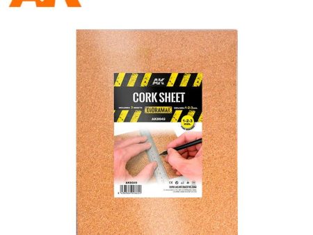 AK Interactive Building Materials - Cork Sheets Fine Grained 200x300x1-2-3mm Supply