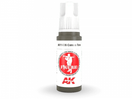 AK Interactive 3Gen Figures Acrylics - Canvas Tone 17ml Cheap