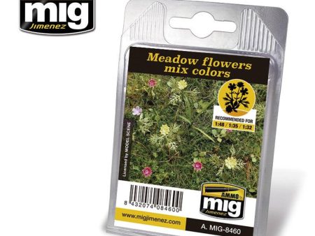 Ammo by MIG Dioramas - Laser Cut Plants - Meadow Flowers Mix Colors Sale