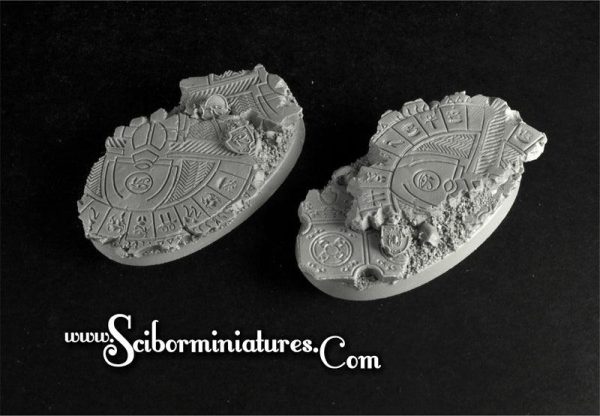 Egyptian Ruins 60x35mm round bases set (2) Discount