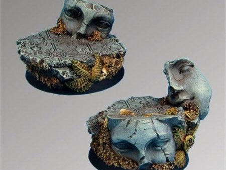 Ancient Ruins 40 mm round bases set 2 (2) For Cheap