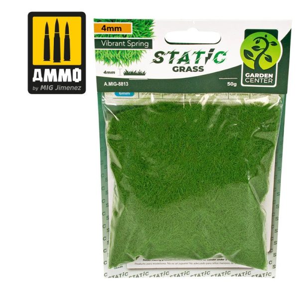 Ammo by MIG Dioramas - Static Grass - Vibrant Spring – 4mm Supply