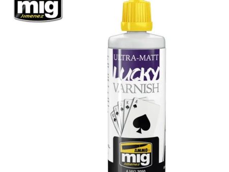 Ammo by MIG Accessories Ultra-Matt Lucky Varnish 60ml Supply