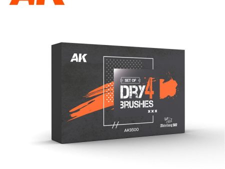 AK Interractive Auxiliaries - Dry Brushes Set For Cheap