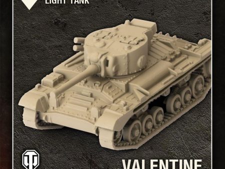 World of Tanks Miniatures Game Wave 1 Tank British (Valentine) For Discount