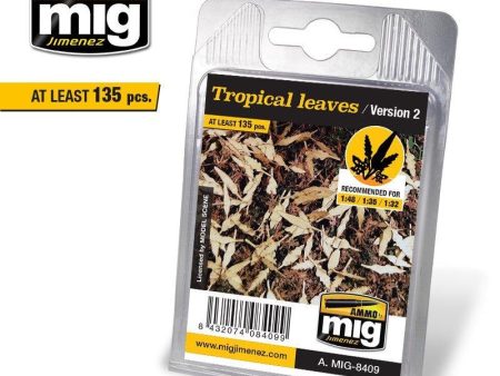 Ammo by MIG Dioramas - Leaves - Tropical Leaves (Version 2) Online Hot Sale