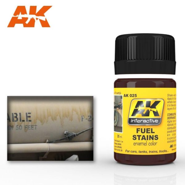 AK Interactive Weathering Products - Fuel Stains Cheap