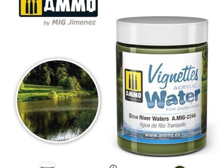 Ammo by MIG Dioramas Slow River Waters 100ml For Sale