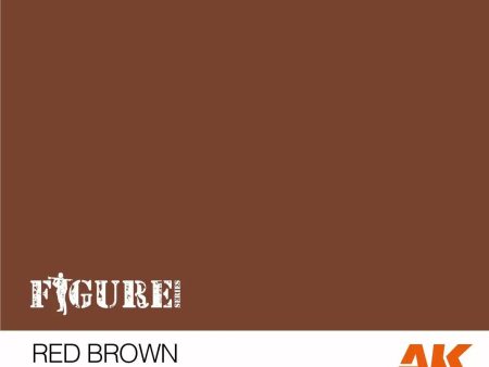 AK Interactive 3Gen Figures Acrylics - Red Brown 17ml Online Sale