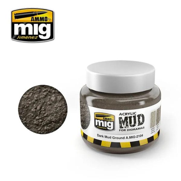 Ammo by MIG Dioramas Dark Mud Ground 250ml on Sale