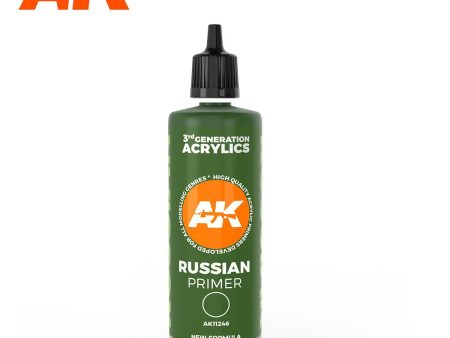 AK Interactive 3Gen Primers - Russian green surface Primer 100ML Online Hot Sale