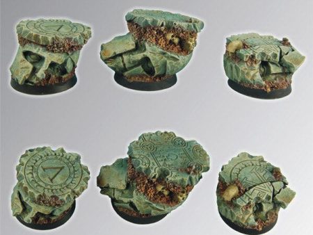 Spartan Ruins 25 mm round bases set2 (3) Fashion