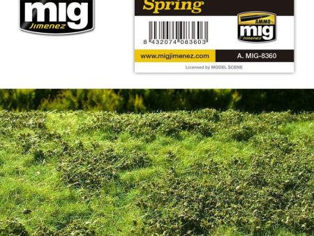 Ammo by MIG Dioramas - Grass Mats - Small Bushes - Spring Fashion