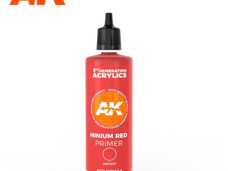 AK Interactive 3Gen Primers - Minimum red surface Primer 100ML Cheap