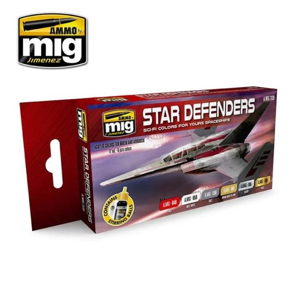 Ammo by MIG Star Defenders Sci-Fi Colours Set For Cheap