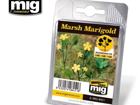 Ammo by MIG Dioramas - Laser Cut Plants - Marsh Marigold Online Sale