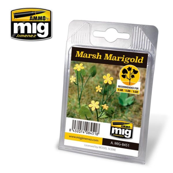 Ammo by MIG Dioramas - Laser Cut Plants - Marsh Marigold Online Sale