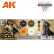 Ak Interactive 3Gen Sets - Non Metallic Metal - Gold Fashion