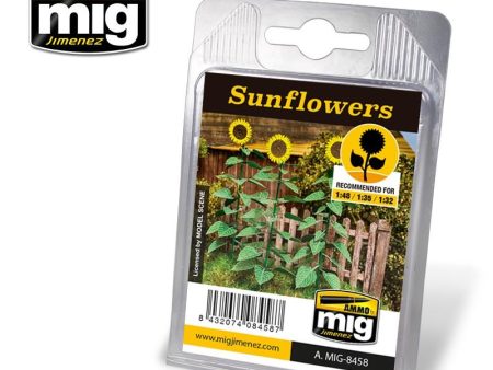 Ammo by MIG Dioramas - Laser Cut Plants - Sunflowers Hot on Sale