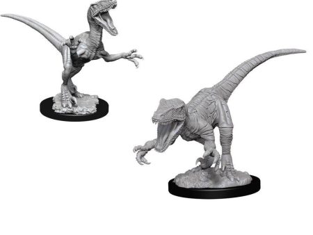 WizKids Deep Cuts Unpainted Miniatures Raptors Fashion