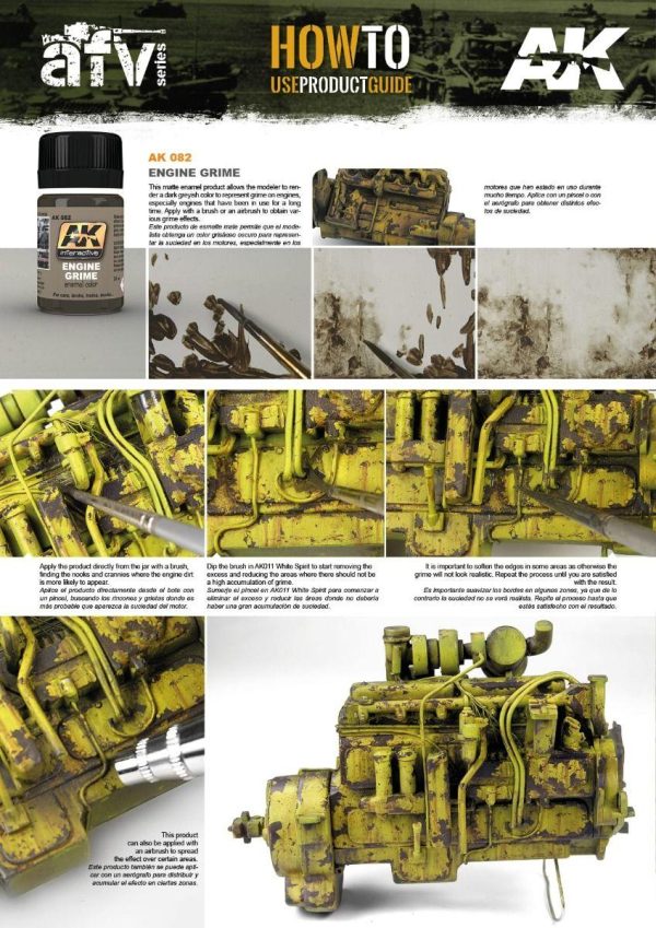 AK Interactive Weathering Products - Engine Grime on Sale