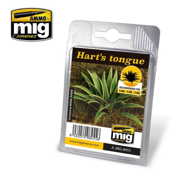 Ammo by MIG Dioramas - Laser Cut Plants - Hart s Tongue Supply