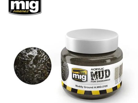 Ammo by MIG Dioramas Muddy Ground 250ml Hot on Sale