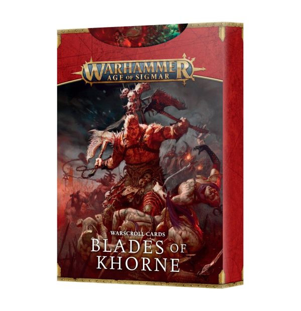 Warscroll Cards: Blades of Khorne For Discount