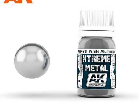 AK478 AK Interactive Metallic Xtreme White Aluminium Hot on Sale