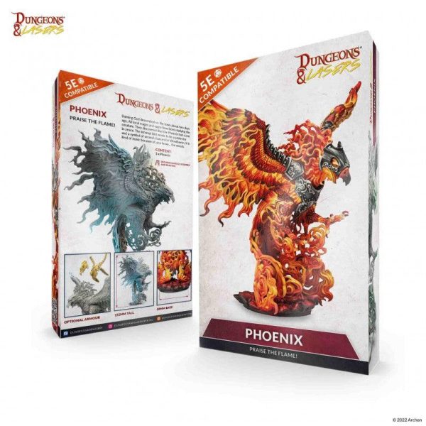 Dungeons & Lasers Miniatures: Phoenix Hot on Sale