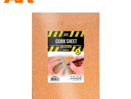 AK Interactive Building Materials - Cork Sheets Fine Grained 200x300x2mm Online