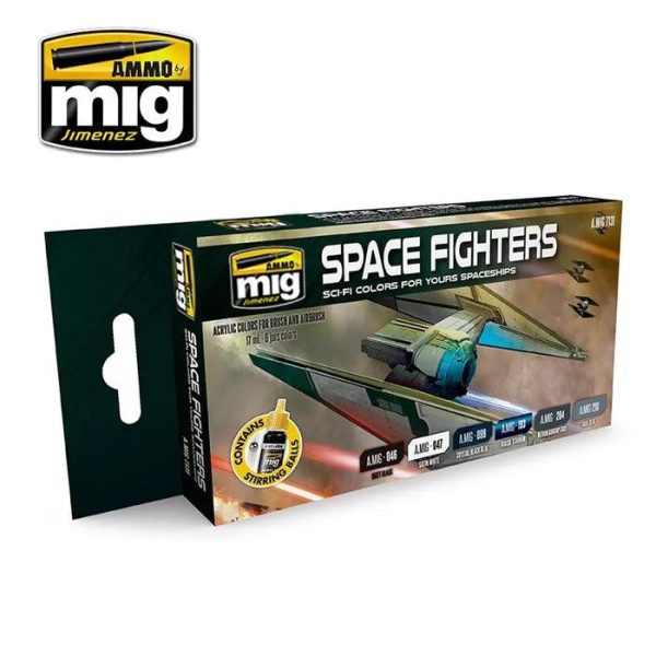 Ammo by MIG Space Fighters Sci-Fi Colours Set Online Sale