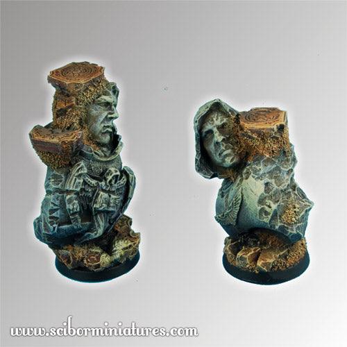 Ancient Ruins 25 mm Fly round bases (2) Fashion