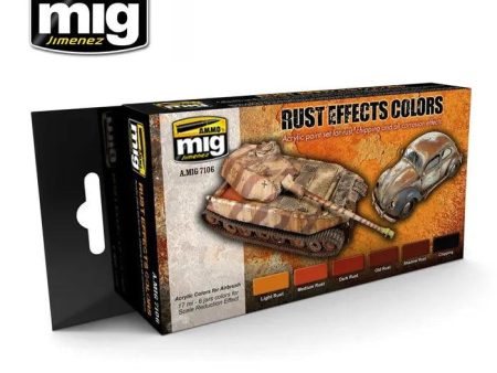 Ammo by MIG Rust Effects Colours Set Online Hot Sale