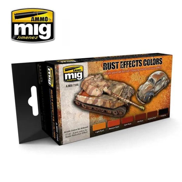 Ammo by MIG Rust Effects Colours Set Online Hot Sale