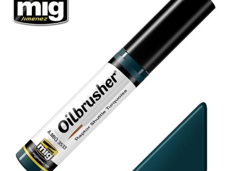 Ammo By MIG Raptor shuttle turquoise Oilbrusher Online Sale