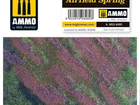 Ammo by MIG Dioramas - Scenic Mats - Airfield Spring For Cheap