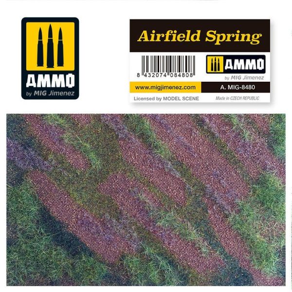 Ammo by MIG Dioramas - Scenic Mats - Airfield Spring For Cheap