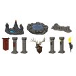 WizKids Deep Cuts Unpainted Miniatures Pools and Pillars Supply