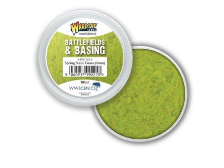 Battlefields & Basing - Spring 2mm Static Grass (180ml) Online Hot Sale