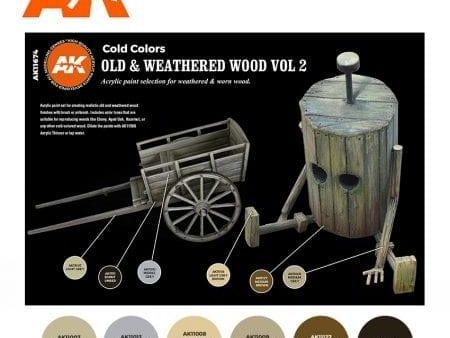 Ak Interactive 3Gen Sets - Old & Weathered Wood Volume 2 Sale