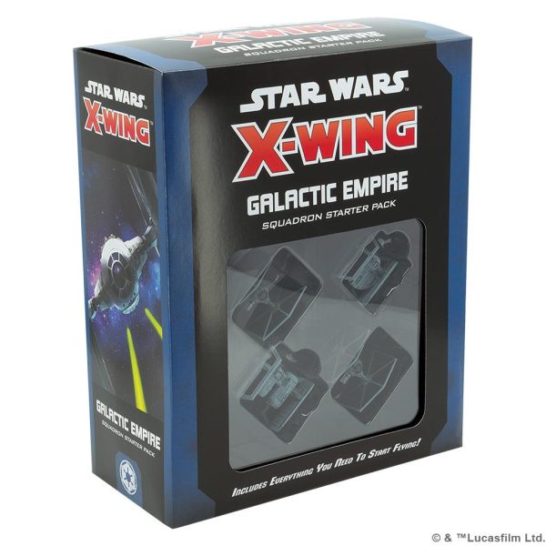 Star Wars X-Wing 2nd Edition Galactic Empire Squadron Starter Pack For Cheap