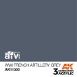 AK Interactive 3rd Gen Acrylic AFV WWI French Artillery Grey Sale