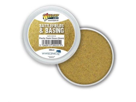 Battlefields & Basing - Patchy 2mm Static Grass (180ml) For Sale