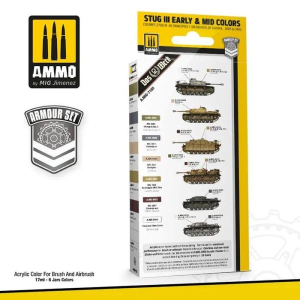 Ammo by MIG Stug III Early & Mid ColoursSet Online Hot Sale