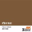 AK Interactive 3Gen Figures Acrylics - Field Drab 17ml Hot on Sale