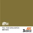 AK Interactive 3rd Gen Acrylic AFV RAL 7008 Graugrünrün For Sale