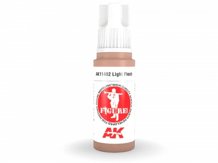 AK Interactive 3Gen Figures Acrylics - Light Flesh 17ml For Discount